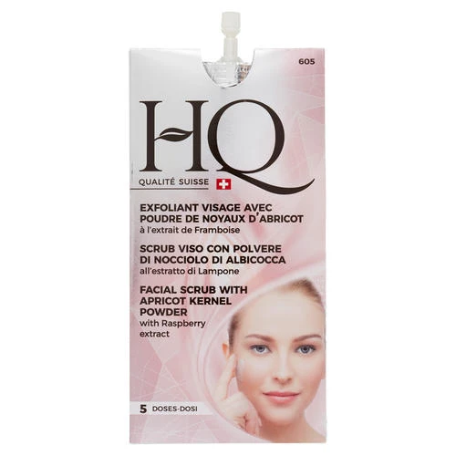 HQ Scrub Viso Con Polvere Di Nocciolo Di Albicocca All'estratto Di Lampone 15 Ml 1 HQ Scrub Viso Con Polvere Di Nocciolo Di Albicocca All'estratto Di Lampone 15 Ml