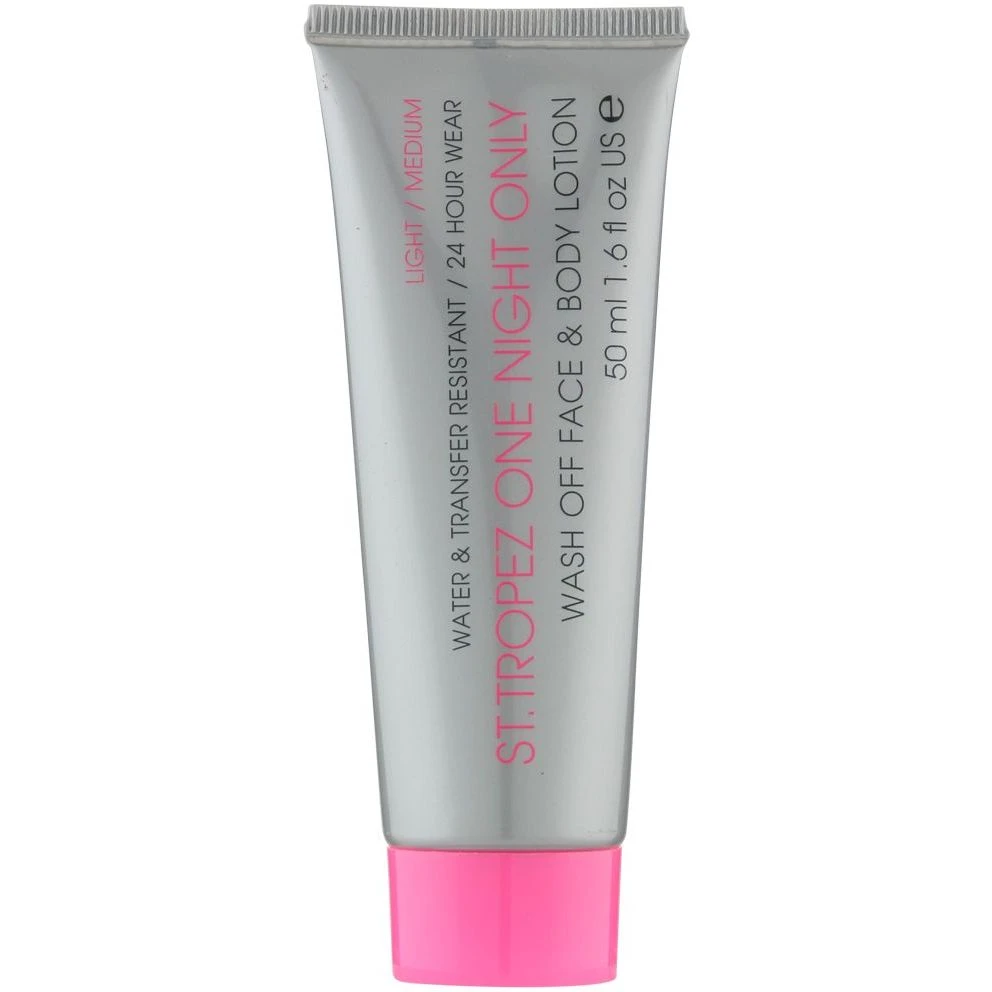 St. Tropez One Night Only Wash Off Lozione Viso & Corpo Light/Medium 50 Ml 1 St. Tropez One Night Only Wash Off Lozione Viso & Corpo Light/Medium 50 Ml