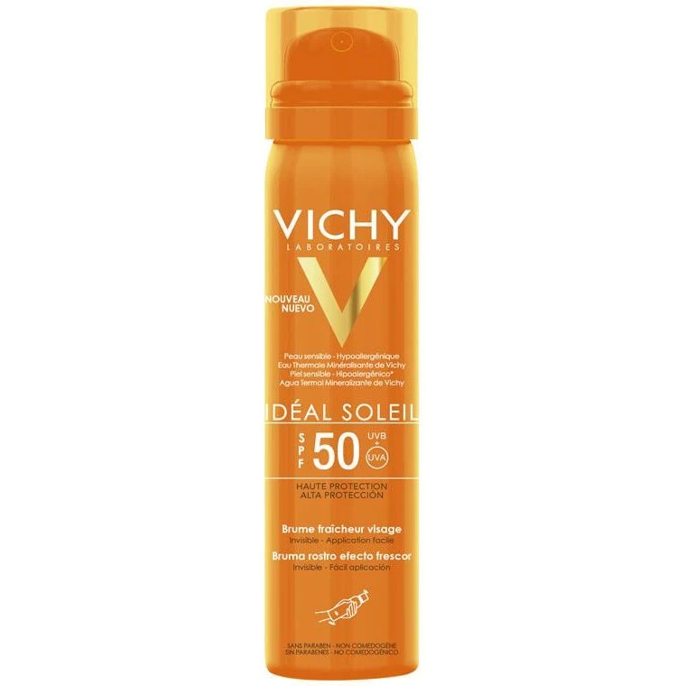 Vichy Ideal Soleil Spray Viso Invisibile Protezione Solare 50 75ml 1 Vichy Ideal Soleil Spray Viso Invisibile Protezione Solare 50 75ml
