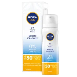 Nivea Solare Mousse Viso Idratante SPF 50+ 75 Ml