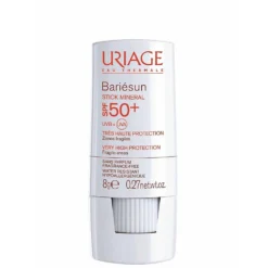 Uriage Bariesun SPF 50 Plus Mineral Stick, 8 G