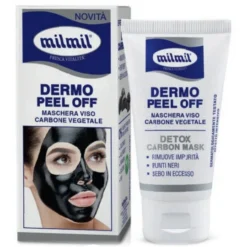 MILMIL DERMO PEEL OFF MASCHERA VISO CARBONE VEGETALI 75ml