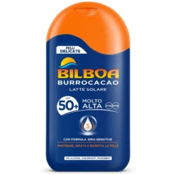 BILBOA LATTE SOLARE SPF 50+ Protezione Molto Alta 200ml Linea BURROCACAO