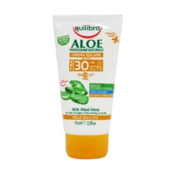 Equilibra Crema Solare Aloe SPF 30 Alta Travel Size 75 Ml
