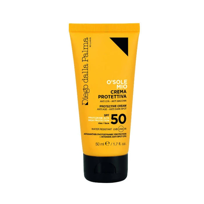 Diego Dalla Palma O'Sole Mio Crema Protettiva Anti-Eta' Anti-Macchia SPF 50 Viso 50 Ml 1 Diego Dalla Palma O'Sole Mio Crema Protettiva Anti-Eta' Anti-Macchia SPF 50 Viso 50 Ml