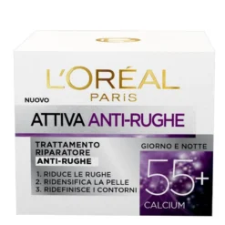 L'Oreal Attiva Anti Rughe 55+ Crema Viso 50 Ml