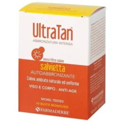 Ultratan Salvietta Autoabbronzante Viso 60ml FARMADERBE