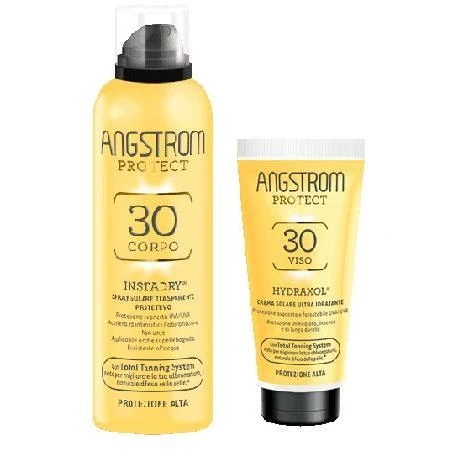 Angstrom Protect Promo 1+1 Gratis SPF30 Viso Crema Solare 50ml + SPF30 Corpo Spray Solare Corpo 150ml CHEFARO 1 Angstrom Protect Promo 1+1 Gratis SPF30 Viso Crema Solare 50ml + SPF30 Corpo Spray Solare Corpo 150ml CHEFARO