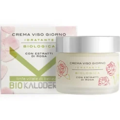 Crema Viso Giorno Idratante Biologica Con Estratti Di Rosa Bio Kaloderma 50 Ml