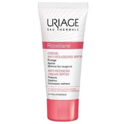 Roselaine Crema Viso Spf 30 40ml Calma Durevolmente Le Sensazioni Di Surriscaldamento Uriage