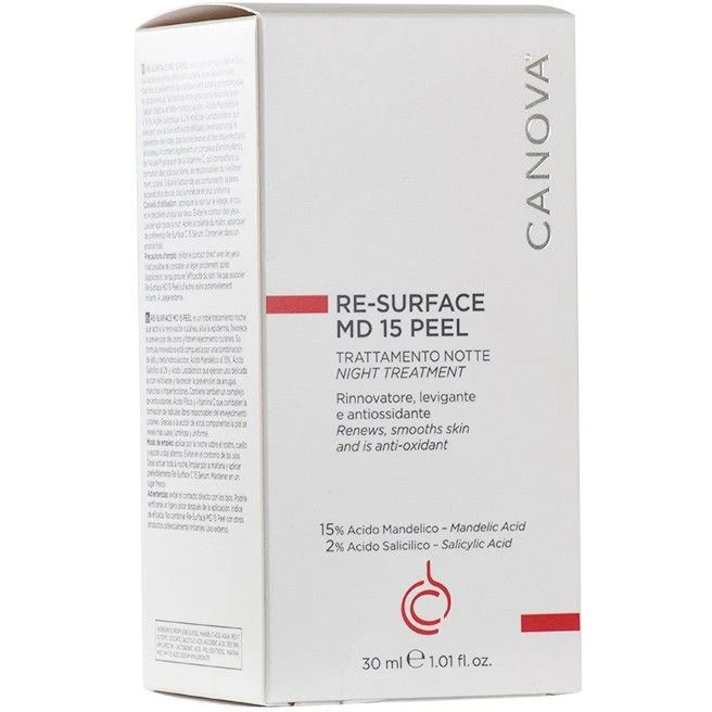 Canova Re-Surface MD15 Peel Trattamento Notte Levigante E Antiossidante 50ml SIFARMA 1 Canova Re-Surface MD15 Peel Trattamento Notte Levigante E Antiossidante 50ml SIFARMA