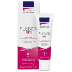 FLEBION FORTE Crema Viso Couperose Arrossamenti Permanenti O Transitori 30 Ml Galenia Skin Care
