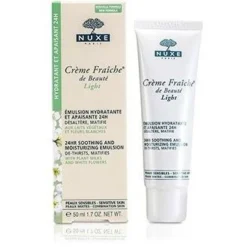 Nuxe Creme Fraiche Emulsione Idratante Riequilibrante Viso Leggera Pelle Sensibile/Mista 50 Ml