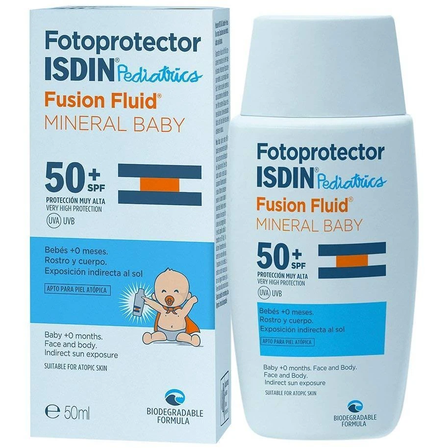 ISDIN Fotoprotector Fusion Fluid Mineral Baby 50+spf 50ml 1 ISDIN Fotoprotector Fusion Fluid Mineral Baby 50+spf 50ml