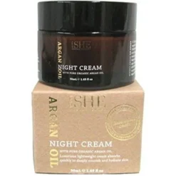 Om She Aromatherapy Pure Organic Argan Oil Crema Notte 50 Ml