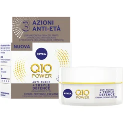 Nivea Crema Antirughe Q10 Triple Defence SPF30 50 Ml