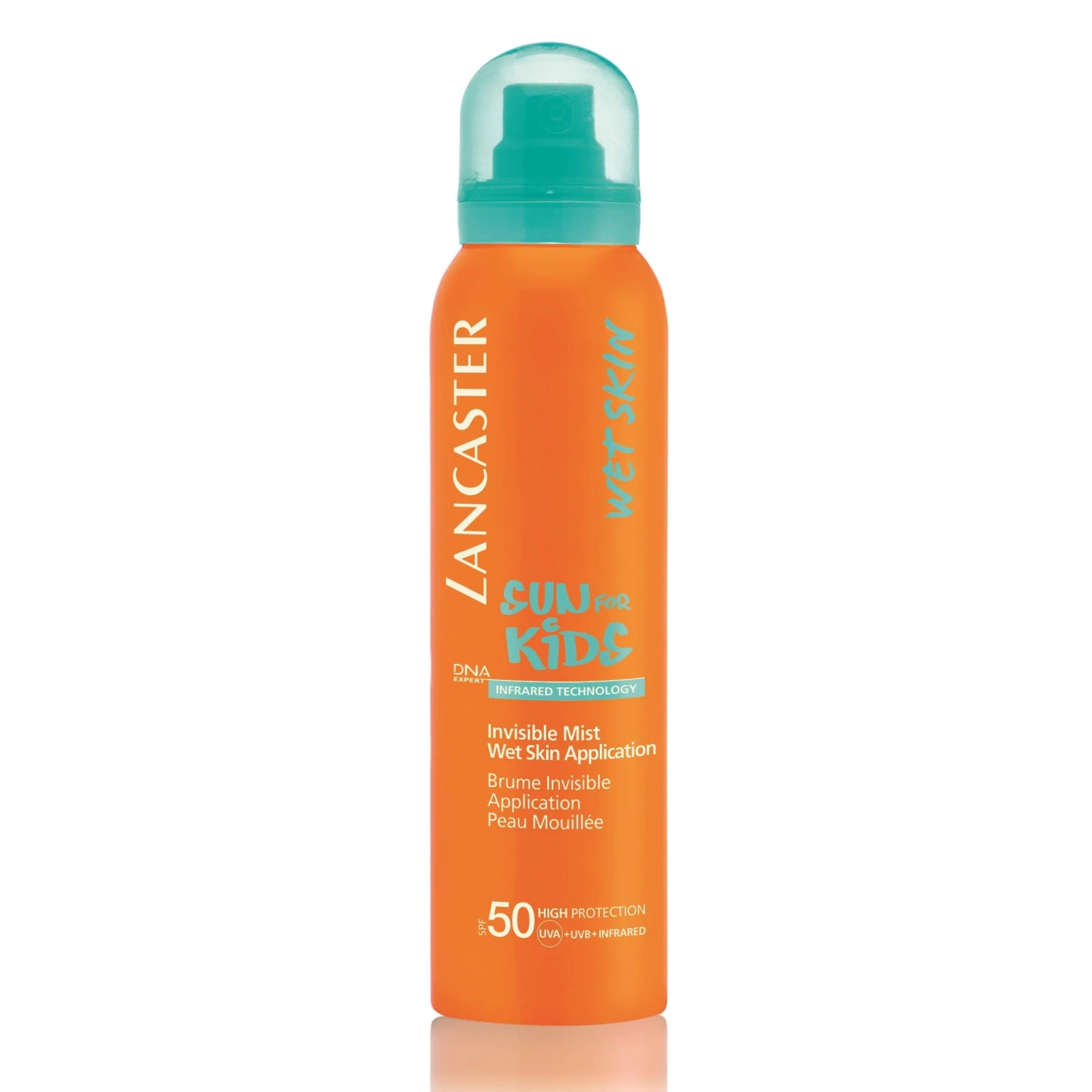 Lancaster Sun For Kids Invisible Mist Wet Skin Application Spray Protettivo Invisibile Bambini Spf 50 125 Ml 1 Lancaster Sun For Kids Invisible Mist Wet Skin Application Spray Protettivo Invisibile Bambini Spf 50 125 Ml