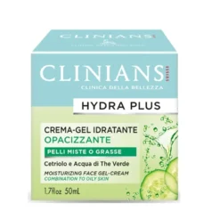 Clinians Hydra Plus Crema Idratante Opacizzante Viso 50 Ml