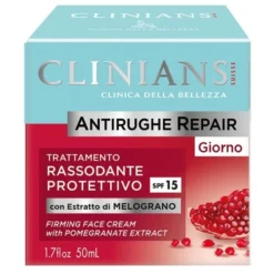 Clinians ANTIRUGHE REPAIR Trattamento Rassodante Protettivo Giorno Con Estratto Di Melograno SPF15