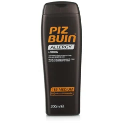 Piz Buin Allergy Lotion Spf 15 Latte Solare Per Pelli Allergiche 200 Ml