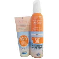 Avène Avene Latte Spray SPF 50+ 200ml + Trixera Detergente 100ml