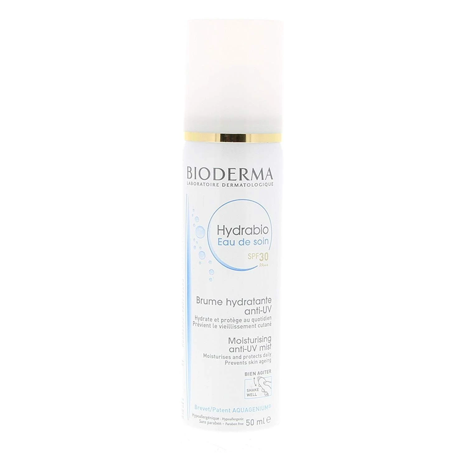 Bioderma Hydrabio Eau De Soin Spray Idratante Viso SPF30 50 Ml 1 Bioderma Hydrabio Eau De Soin Spray Idratante Viso SPF30 50 Ml