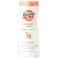 Riviera Lozione Solare Protezione Media Con Protezione UVA/UVB SPF15 200 Ml