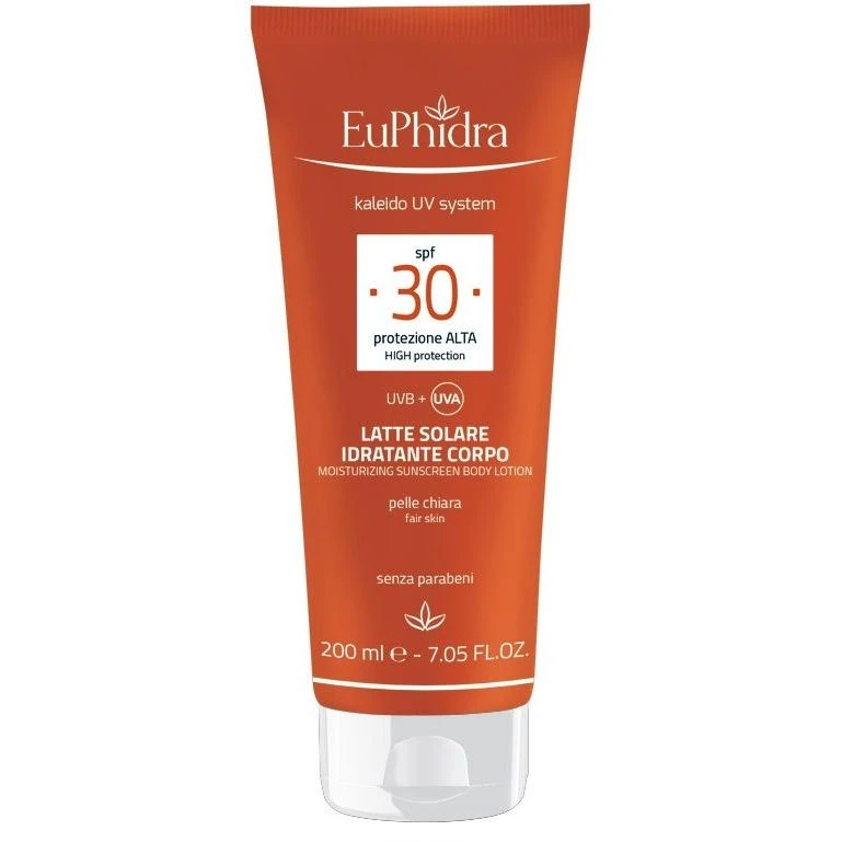 Euphidra Kaleido Uv System Latte Idratante Corpo 30Spf 200ml 1 Euphidra Kaleido Uv System Latte Idratante Corpo 30Spf 200ml