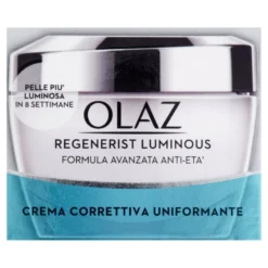 Olaz Regenerist Luminous Anti-Eta' Crema Viso Correttiva Uniformante 50 Ml