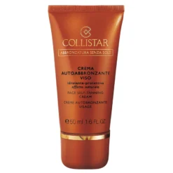 Collistar Crema Autoabbronzante Viso Idratante-protettiva Effetto Naturale 50 Ml