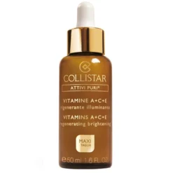 Collistar Attivi Puri Vitamine A + C + E Rigenerante Illuminante Maxi Taglia 50 Ml